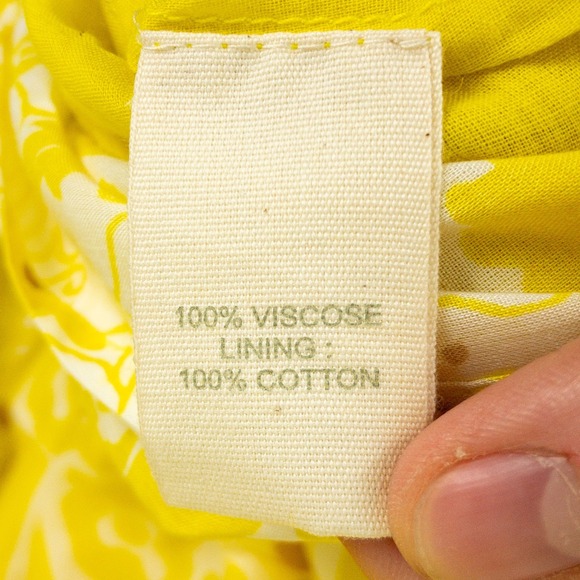 Anthropologie Forever That Girl Beach Halter Dress Womens XS Yellow Tunic Lined - Picture 11 of 11